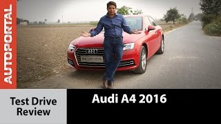 Audi A4 2016 Test Drive Review  Autoportal [upl. by Ariana912]