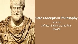 Aristotle Nicomachean Ethics book 7  Softness Endurance and Pain  Philosophy Core Concepts [upl. by Eisenberg]