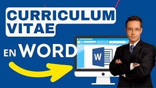 Cómo hacer un curriculum vitae en Word en 5 minutos [upl. by Edmanda]