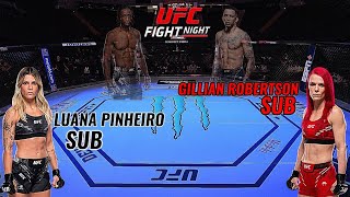 Luana Pinheiro TAKES ON Gillian Robertson in UFC Vegas 100 [upl. by Arat]