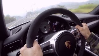 Porsche 991 GT3 w iPE Straight Pipes Revving Accelerating Downshifts Onboard [upl. by Onitsoga]