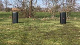 2X JBL PARTYBOX 310  STEREO  OUTDOOR TEST  BASS BOOST LVL 1  60VOL [upl. by Drofnas]