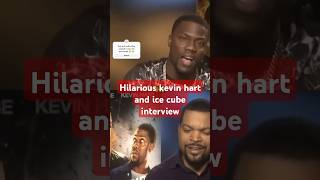 Kevin Hart Hilariously Trolls Ice Cube In This Epic Interview Moment 👌 MustSee shorts funny [upl. by Beebe]