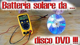 ✅ Fantastico Come fare un pannello solare da un normale disco dvd E  molto semplice ✅ [upl. by Cusack620]