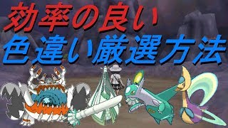 【ポケットモンスター】これを見ればあなたも色違いマスターになれるかも～伝説 UB編～【ウルトラ サン ムーン】 [upl. by Anaerol926]