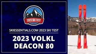 2023 Volkl Deacon 80  SkiEssentialscom Ski Test [upl. by Ennalorac]