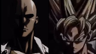 Goku vs saitama prowler meme [upl. by Atinuj]