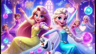 quotMagic in Motion Elsa and Rapunzel ✨❄️  Enchanting Dance Song for Kids  Join the Adventurequot [upl. by Ahsilrac684]