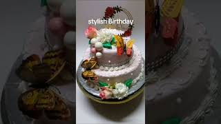 Stylish Birthday cake From Patisserie Merveille [upl. by Hcahsem711]