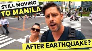 Still MOVING TO MANILA after EARTHQUAKE in the Philippines [upl. by Faxon]