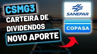 AÃ‡ÃƒO MUITO BARATA COPASA  CSMG3 VALE A PENA INVESTIR AÃ‡Ã•ES DE SANEAMENTO  SANEPAR ou COPASA [upl. by Ecidnarb898]