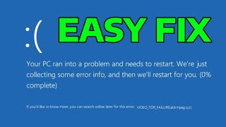 VIDEO TDR FAILURE atikmpagsys Blue Screen While Playing Videos  How To Fix [upl. by Bronwyn]