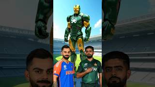 Guess The Hero  Is it Virat Or Babar as Ironman amp Batman shorts funny cricketshorts [upl. by Yssor]