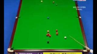 Hendry VS OSullivan 131 Break Welsh Open 2005 Final Frame 15 [upl. by Byrann]