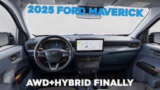 2025 Ford Maverick Interior Review [upl. by Aelat]