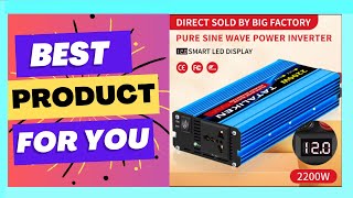 Pure Sine Wave Inverter 1000W4000W DC 12V24V to AC 220V 50hz Power Inverter [upl. by Auberta752]