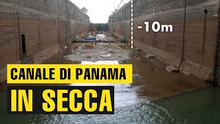 Il cambiamento climatico blocca il Canale di Panama [upl. by Felic655]