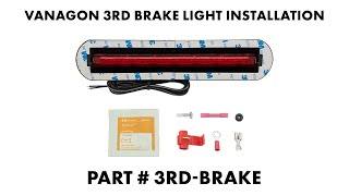 GoWesty  Installing the 3rd brake light into your Vanagon [upl. by Eniahpets]