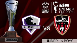 U16 Boys Final  London Alliance vs Glen Shields Juventus  2024 MilkUP Ontario Cup [upl. by Abehs]