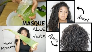 MASQUE CHEVEUX ALOE VERA I NaturalMaskMonday [upl. by Hermione]