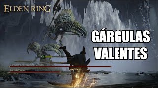 Elden Ring  GÁRGULAS VALENTES Build Paladino [upl. by Neelyar134]