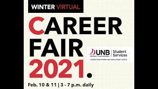 Headstart NET2021 Winter Career Fair The University of New Brunswick Part 2 [upl. by Tharp]