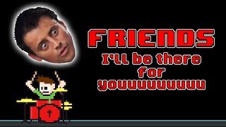 Friends Opening  Ill Be There For You Drum Cover  The8BitDrummer [upl. by Ihdin]