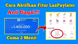 Cara Mengaktifkan Lazada Paylater Terbaru  How To Activate Lazada Paylater [upl. by Adnoval]