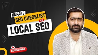 Onpage SEO for Local SEO Websites  Beginners to Advance Level Checklist [upl. by Tierney]