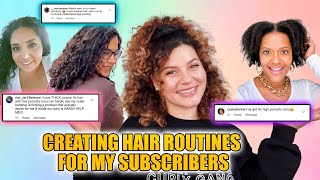 CURATING A CURLY HAIR ROUTINE FOR MY SUBSCRIBERS my most used products of 2021 [upl. by Olivann]