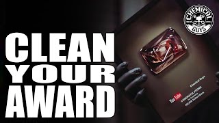 How To Clean Awards Diplomas and Picture Frames  YouTube Silver Play Button  Chemical Guys [upl. by Issac]