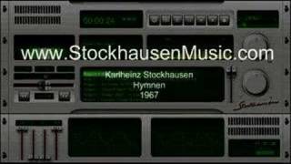 Karlheinz Stockhausen  quotHymnenquot [upl. by Ferrell]