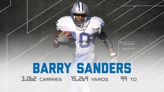 Barry Sanders Career Highlights  NFL [upl. by Ahtibbat]