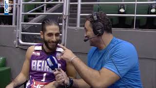 Alfa Basketball Championship  Sagesse v Beirut  Miguel Martniez Post Game Interview [upl. by Outhe285]