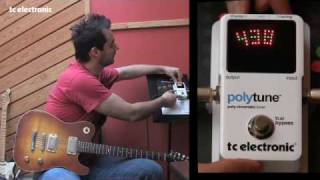 TC Electronic PolyTune  Reference Pitch amp Total Recall [upl. by Purse31]