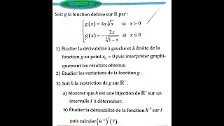 dérivation et étude des fonctions 2 bac SM Ex 33 et 34 page 151 Almoufid [upl. by Stretch]