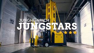 Jungheinrich JUNGSTARS  Very Narrow Aisle Truck Refurbishment [upl. by Halimak]