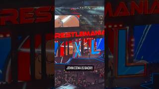 John Cena Returns To WrestleMania 🤯 shorts [upl. by Daren918]