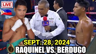 RAQUINEL vs VERDUGO FIGHT SEPT 28 2024  UNDEFEATED TUMBA SA PINOY PARANG NAHAMPAS NG TUBO [upl. by Dviad]