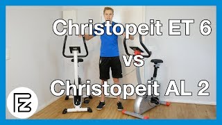 Christopeit ET 6 vs Christopeit AL 2  Ergometer im Vergleich [upl. by Dlorej]