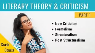 Literary Theory amp Criticism Crash Course for UGC NET English Part 1 [upl. by Jule]