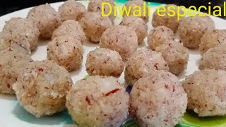 Nariyal laddu Diwali especial नारियल का लड्डू दिवाली स्पेशल [upl. by Ellimac]