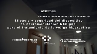 Mejora en la Vejiga Hiperactiva con la tecnología NESA® Ensayo Clínico  Clinica Trial ES🇪🇸🇬🇧 [upl. by Kittie]