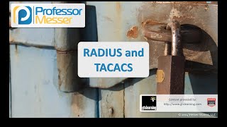 RADIUS and TACACS  CompTIA Security SY0401 51 [upl. by Rekyr]