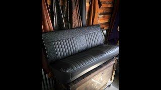 C10 bench seat upholstery time lapse Alchemy Kustom [upl. by Witha]