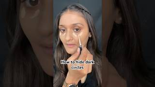 How to hide dark circles  products details makeup makeuptutorial makeupartist makeupshorts [upl. by Darlleen793]