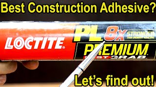 Which Construction Adhesive is Best Lets find out [upl. by Okeim]