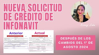 Nueva Solicitud de Crédito Infonavit Cambios en la solicitud de Crédito de Infonavit [upl. by Rapsac]