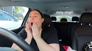 daily vlog  starting therapy amp lots of car chats [upl. by Sirtimid]