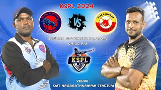 KSPL  2024  ROYAL FIGHTERS BENAGALURU VS VIJAYA NAGAR CONQUERORS  MATCH  18 [upl. by Coltun]